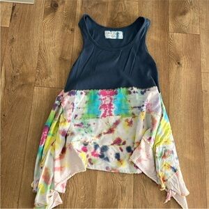 Upcycled Tie-Dye Tank Top